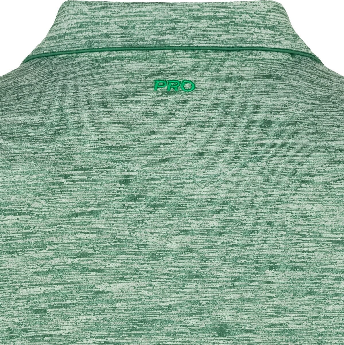 Butterfly Izumo Shirt: Close-up of back of shirt collar of Green Shirt